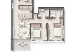 2 bedroom apartment